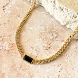 Diane Gem Chain Link Necklace