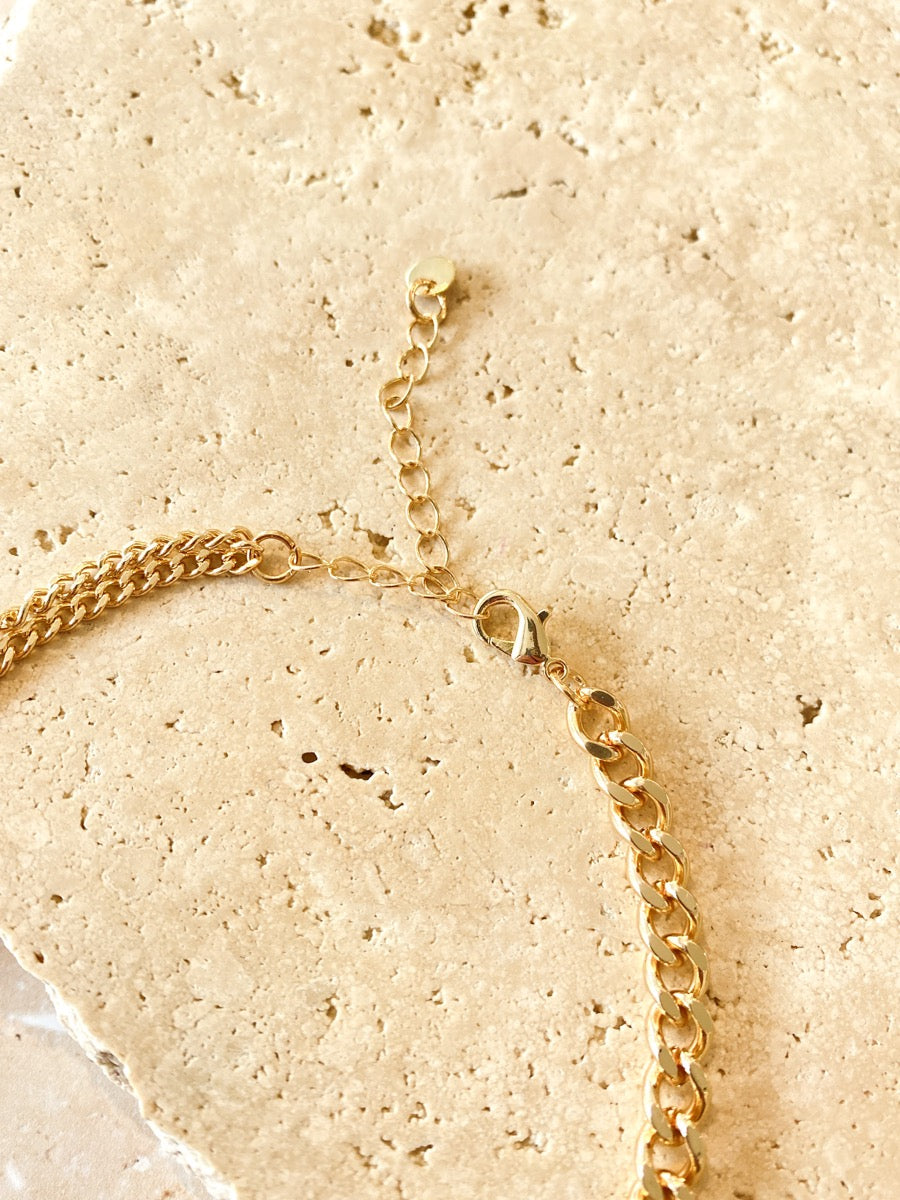 Diane Gem Chain Link Necklace