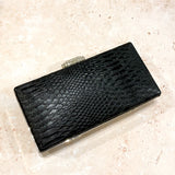Ciara Croc-Effect Clutch
