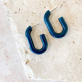 Joanna Acrylic Hoop Earrings