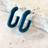Joanna Acrylic Hoop Earrings