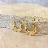 Olympia Twist Hoop Earrings