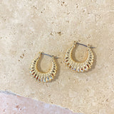 Olympia Twist Hoop Earrings
