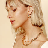 Cherie Textured Vintage Hoops