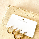 Margot Classic Hoop Earring Set
