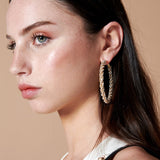 Vivian Bling Hoop Earrings