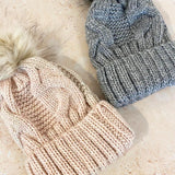 Ambrosia Chunky Knit Beanie (2col)
