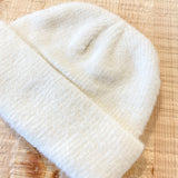 Ena Fuzzy Ribbed Beanie