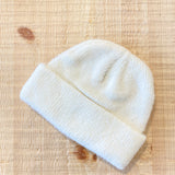 Ena Fuzzy Ribbed Beanie