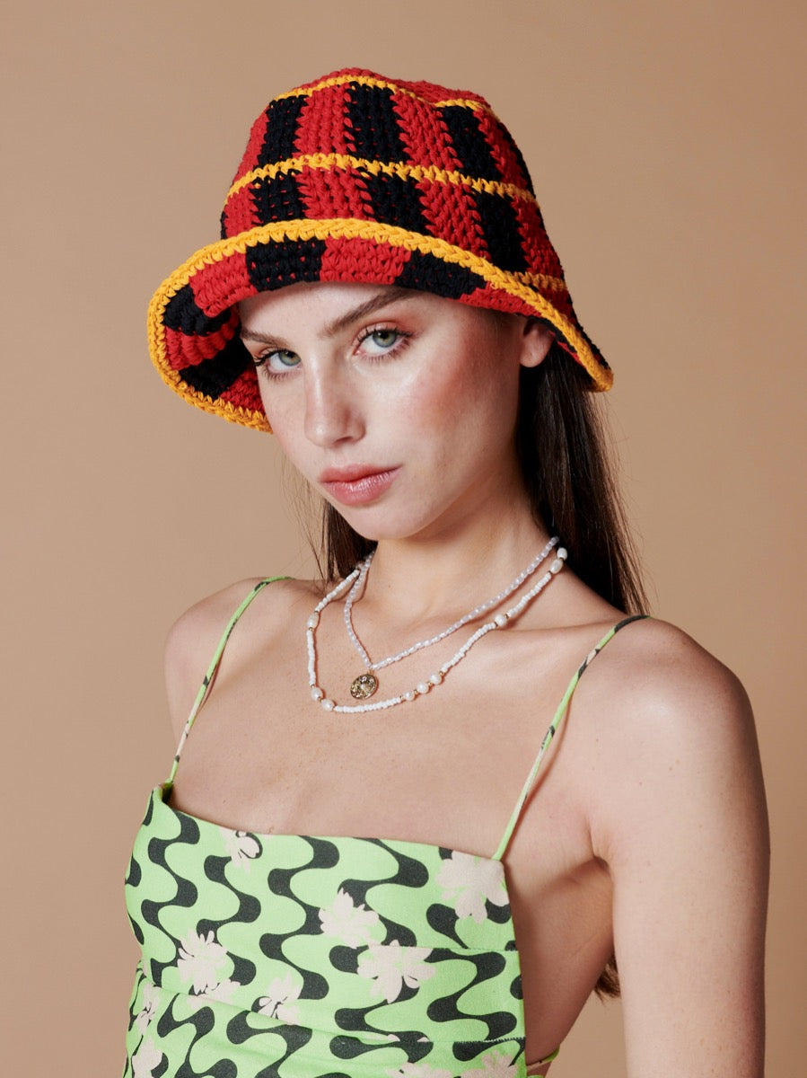 Frankie Crochet Bucket Hat