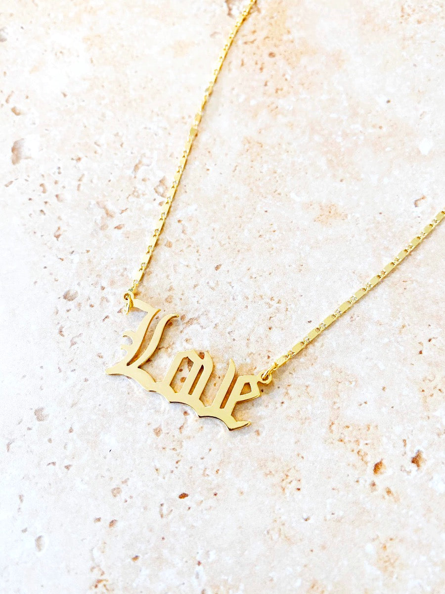 Shanice Love Letter Necklace