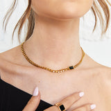 Diane Gem Chain Link Necklace
