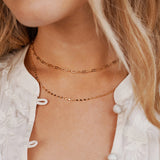 Fine Layered 18K Gold Plated Necklace