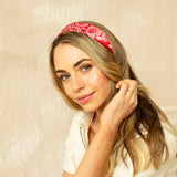 Alison Contrast Print Bandana