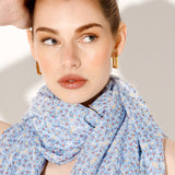 Ditsy Floral Print Lightweight Scarf