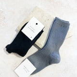 Angela Winter Thick Crew Socks