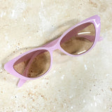 Cassie Cat-Eye Sunglasses in Lilac