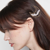 Moon Shape Pearl Hair Pin