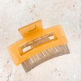 Large Glossy Rectangular Claw Clip