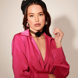 Lindsay Ribbon Point Headband