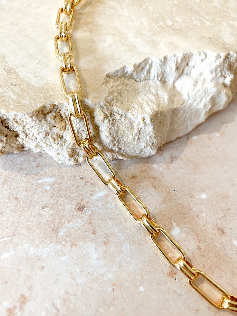 Helios Gold Plated Chain Necklace