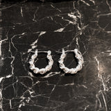 Lelia Silver Plated Hoop Earrings
