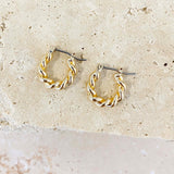 Lelia 18K Gold Plated Hoop Earrings