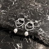 Dionne Sterling Silver Plated Pearl Earrings