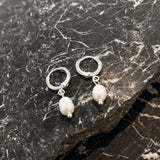 Daphne Silver Plated Pearl Earrings