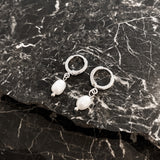 Daphne Silver Plated Pearl Earrings