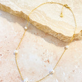 Ally Pearl 18K Gold Plated Necklace