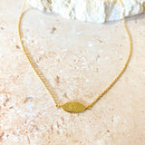 Evil Eye 18K Gold Plated Necklace