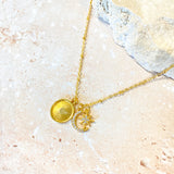 Gala 18K Gold Plated Charm Necklace
