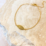 Evil Eye 18K Gold Plated Bracelet