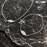 Evil Eye Sterling Silver Plated Necklace