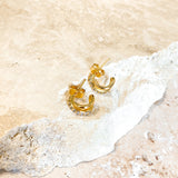Petite Diamanté 18K Gold Plated Earrings