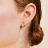 Petite Diamanté 18K Gold Plated Earrings