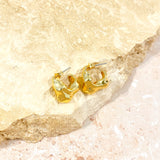 Statement Chunky 18K Gold Plated Earrings