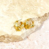 Statement Chunky 18K Gold Plated Earrings