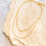 Fine Layered 18K Gold Plated Necklace