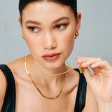 Lock Charm 18K Gold Plated Necklace