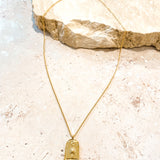 Sun Charm 18K Gold Plated Necklace