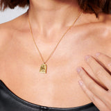Sun Charm 18K Gold Plated Necklace