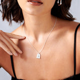 Sun Charm Silver Plated Necklace