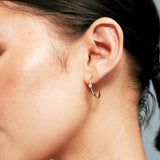 Minimal Diamanté 18K Gold Plated Earrings