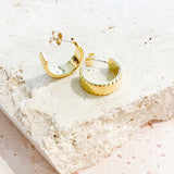 Silva 18K Gold Plated Loop Earrings