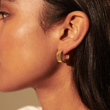 Silva 18K Gold Plated Loop Earrings