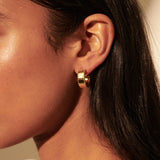 Silva 18K Gold Plated Loop Earrings