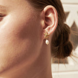 Starfish Pearl 18K Gold Plated Earrings