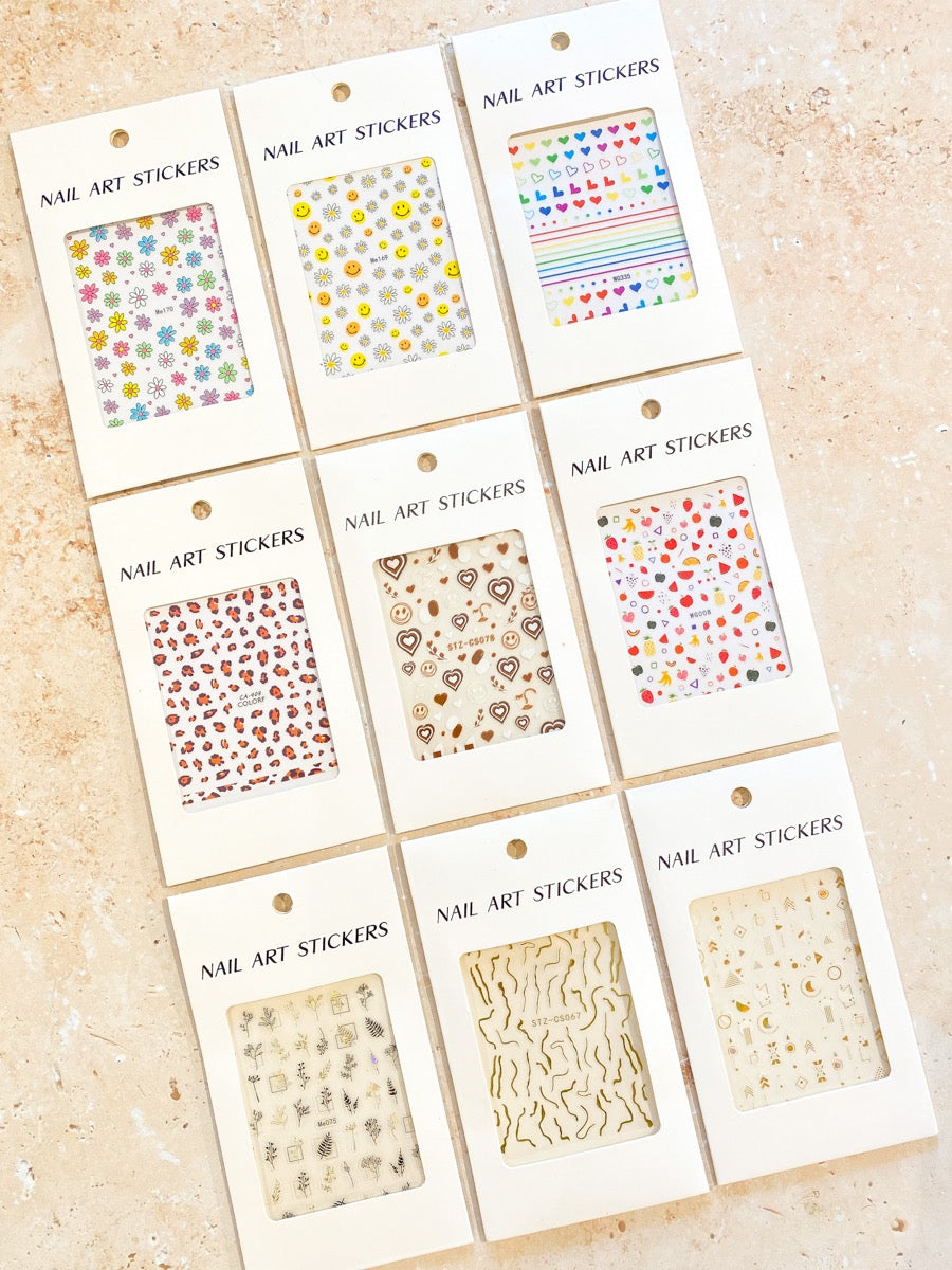 Geometric Shapes Nail Art Stickers
